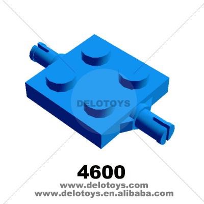 China Construction DELO Toy TOYS Plastic Building Blocks Bricks Plate 2*2 Modified 2 x 2 With Wheels Rack (NO.4600) for sale