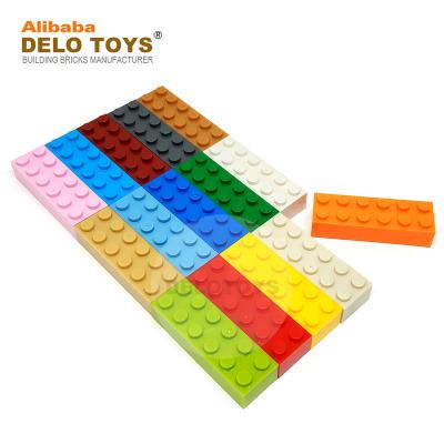 China Building Toy DELO TOYS Parts 2x6 Building Block Plastic Brick 2*6 (44237) (16 Colors) DIY for sale