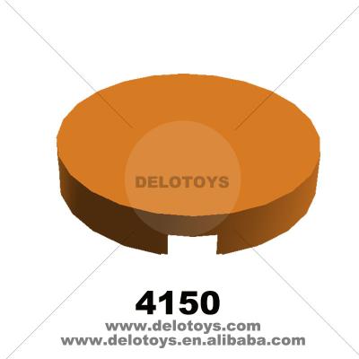 China Building Toy DELO TOYS Plastic Building Blocks Tile, Round 2 x 2 (NO.4150) for sale