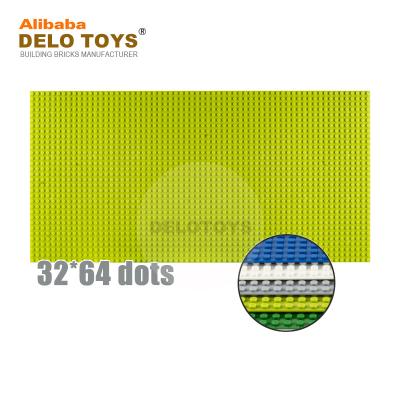 China Construction Toy OLED Dots 32*64 Dots 32*64 Building Blocks ABS Baseplate 32*64 Block Brick Building Toys Plastic Child (5 Colors) (DB3264) for sale