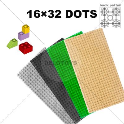 China Building Toy DELO TOYS Dots 32*16 Baseplate Toy Bricks Building Blocks Children Toys (4 COLORS) (DE023B) for sale