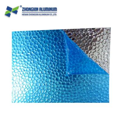 China Industry Mirror Pebble Embossed Aluminum Sheet For Grow Light Reflector Material for sale