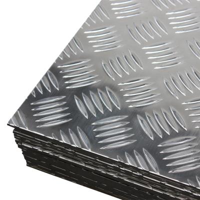 China Backing Plate Embossed Aluminum Sheet 1060 3003 5052 5754 Aluminum Treads Checker Plate for sale