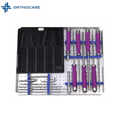 China Orthopedic Instruments Zhangjiagang Plate Anterior Cervical Instruments Set for sale