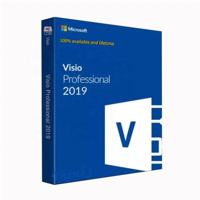 China Professional Online Visio 2019 Digital License 2019 100% Online Activation MS Visio Pro 2019 Send By Email Visio Profesional 2019 for sale