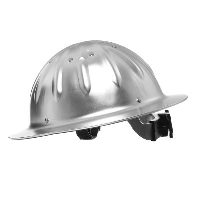 China High Strength Aluminum Alloy Safety Helmet Wide Brim Hard Hat Light Weight For Construction Metallurgy Mine Working Railway Cap SKUC07974 for sale