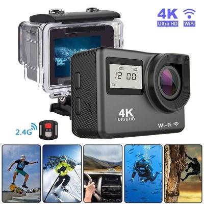 China Action Camera 12MP Ultra HD 4K WiFi Remote Control Sports Video Recording Camcorder DVR DV Vanish Pro Mini Helmet Camera Waterproof None for sale