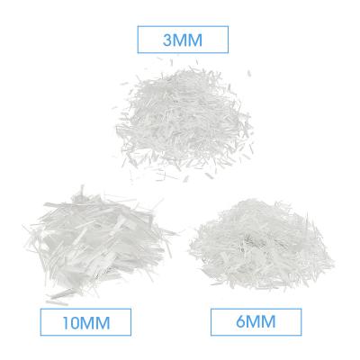 China Concrete Countertop 3/6/10mm Fiberglass GFRC Shorts Wick Cement Fiber For Countertops GFRC Fiberglass Shorts Wick 2 lbs for sale