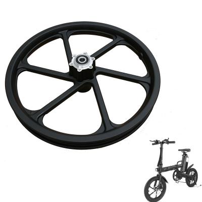 China 16 inch Front Wheel Hub Aluminum Alloy for CMS BIKE F-16 F16-PLUS High Speed ​​Electric Bike Adult Electric Scooter 16 inch for sale