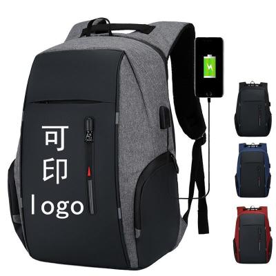 China With Multifunctional USB Men's Business Laptop Waterproof Bag Large Capacity The Backpack Can Print Logo Best-Selling Styles 17Inch for sale