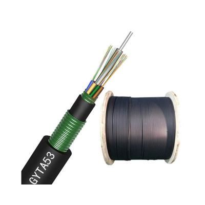 China Telecom Communication Quality Ensure Good Price Outdoor Duct Direct Buried Armored Fiber Optic Cable GYTA53 for sale