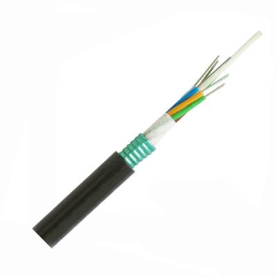 China Telecom Communication Plant Single Core Mode GYTS Direct Buried Fiber Optic Cables 4 6 8 12 24 48 for sale