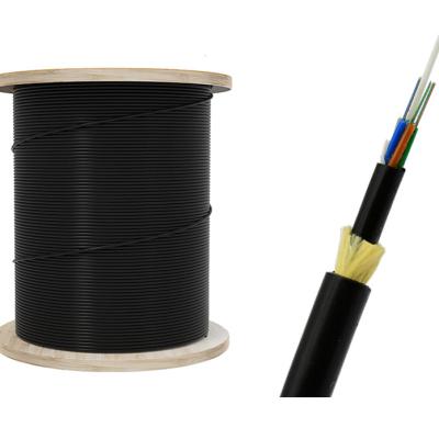 China Telecom Communication All Dielectric Aramid Wire With High Tension Wire Adss 24 Core Fiber Optic Cableanti-rodent Adss Cable for sale