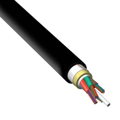 China Telecom Communication Long Span 100M 400M Span Fiber Optic Cable Adss 48 Core Single Mode Aerial Fiber for sale