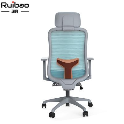 China (Height)Adjustable Ergonomic Office Chair, High Back Office Chair with Foam Seat Breathable Mesh Chair with Wide Headrest and Adjustable 3D Armrest for sale