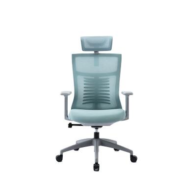 China RUIBAO High Quality Ergonomic Executive Rotating Mesh Office Chair With PU Wheels for sale