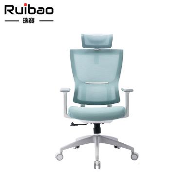 China Adjustable (Height) Patented Home Chair Exeutive Chair Ergonomic Office Working Mesh Chair With Headrest for sale