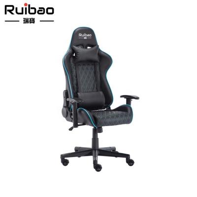 China Ergonomic Extended Executive Chair Gaming Chair Office Racing Chair Computer Chair With Lumbar Pillow for sale