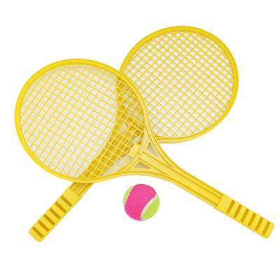 China Durable Children's Tennis Racket Beach Outdoor Sports Leisure Toy Plastic Tennis Rackets for sale