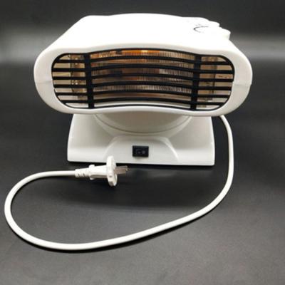 China Hotel Electric Warm Fan Mini Portable Electric Fan Machine Parts with Thermostat for Living Room Heater Parts for sale