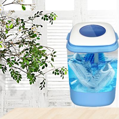 China Smart Automatic Mini Portable Hotel Shoes Washer Washing Machine for sale