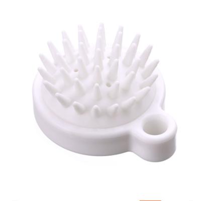 China Head Scalp Massage Brush Head Massager Manual Head Hair Scalp With Soft Silicone Bristle Massage Brush To Promote Hair Growth for sale