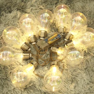 China Residential Warm Lights 10 LED Copper Wire Bulb Battery Operated String Festivals String Light Fairy Lights for sale