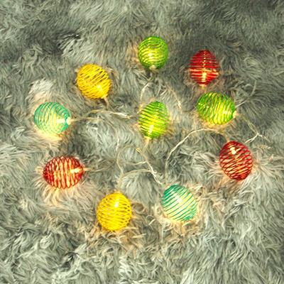 China 2021 New Decorative Ball Pendant Lights Residential Wholesale Indoor Color Led String Lights for sale