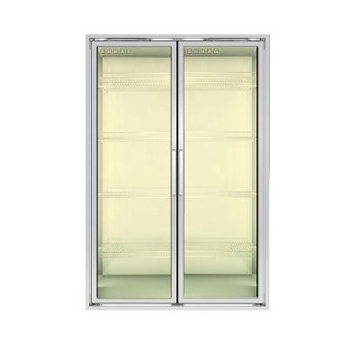 China Cooler Glass Door Fridge Single-temperature Refrigerator Glass Door for sale