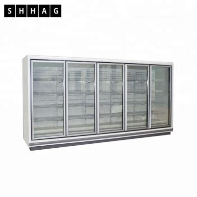 China Commercial Upright Glass Door Freezer In This Commercial Refrigeration Equipment for sale