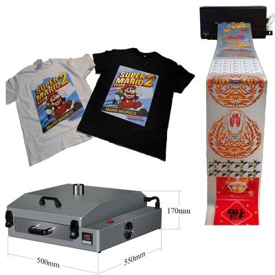 China Printing on New Design L805 Garment WEPRINT Roll PET Film Heat Transfer Hat T-shirt Printing A3 DTF Printer for sale