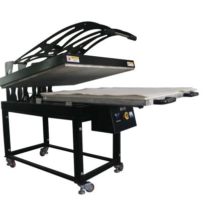 China Fabric Printer Auto Open 80x100 Large Heat Press Sublimation Machine for sale