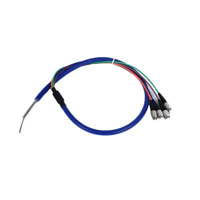 China High Quality PVC/LSZH/OFNR Armor Fiber Optic FC/UPC Pigtail for sale