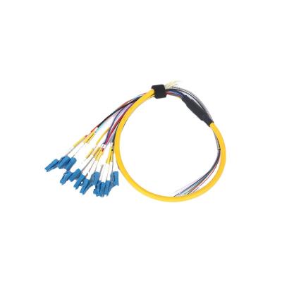 China Good quality PVC/LSZH/ONFR single pattern armored fiber optic pigtail for fiber patch panel and fiber adapter for sale