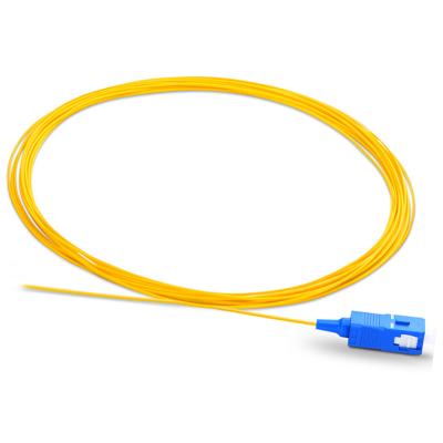 China High Quality FTTH FTTB FTTX Network LC Network SC PC UPC APC SM 0.9mm Fiber Optic Pigtail Singlemode Simplex Patch Cord for sale