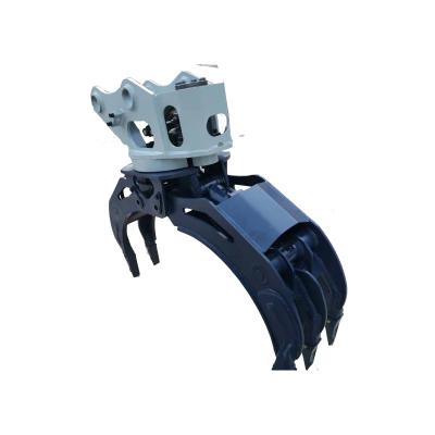 China Farm / Professional Excavator Rotary Grapple Hydraulic Grab From Forestry Manufacturer for sale