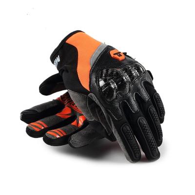 China Factory Motorcycle 2021 Durable Thermal Touchscreen Fingertips Summer Motorcycle Gloves Men High Quality Full Touch Screen Finger Racing Gloves for sale