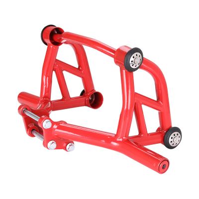 China Red Carbon Steel Safety High Quality Protection Motorcycle Safety Bumper for sale