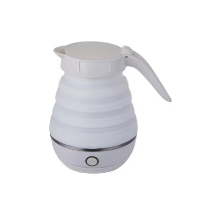 China Wholesale Design Mini Travel Foldable Silicone Kettle 0.5L 800W 360 Degree Rotation Base New for sale