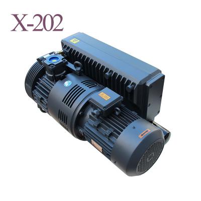 China Automotive Industry Hot Sales 4kw 200m3/h X-202 Single Stage Oil-Shaped Rotary Vane Vacuum Pump for sale