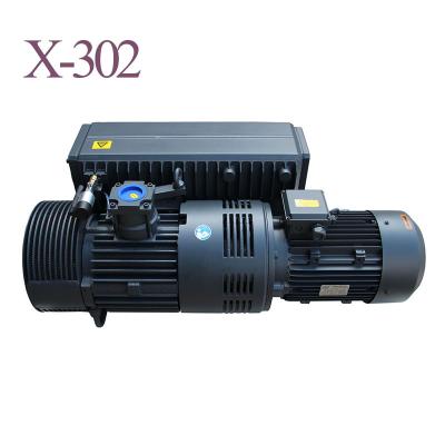 China Single Stage Hot Oil Automotive Industry Sales 220v/380v/440v 5.5kw X-302 Rotary Vane Vacuum Pump for sale