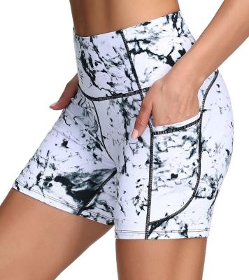 China Breathable And Quick-drying Breathable Thin Short Pants Sports Ice Silk Yoga Running Shorts With Pockets for sale