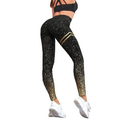 China High Waist Gym Wear Girls Yoga Pants Women Fitness Workout Tight Breathable Yoga Leggings for sale