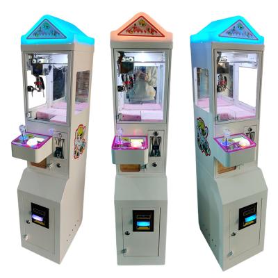 China L: Metal Kids Loved Metal Cabinet Plush Toy Claw Crane Mini Machine With Bill Acceptor Mini Claw Machine Kit Prizes For Sale for sale