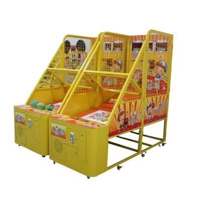 China PC factory customization kids amusement equipment kid gun basketball ticket game machine for playground for sale