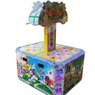 China Factory Direct Sale 2 Player Kids Pound Game Hit Simulator Beat-A-mole Machine For Carnival D90*W113*H145 for sale