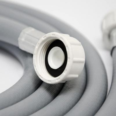 China 1.5m Durable Inlet Wire Washing Machine Hose PP Flexible Plastic Water Pipe Universal Accessories for sale