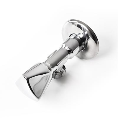 China 1/2 Inch Modern Hot Multi Turn Sanitary Ware Wash Basin Chrome Plated Kitchen Sink Stop Angle Valve For Bathroom for sale