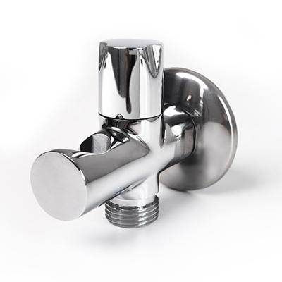 China Modern Hot 1/2 Inch Bathroom Sanitary Ware Wash Basin Chrome Plated Kitchen Sink Stop Angle Valve for sale