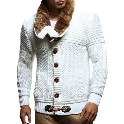 China ANYU Men Knitted Turtleneck Sweater Cardigan Coat Turtle Neck Winter Sweater For Men for sale